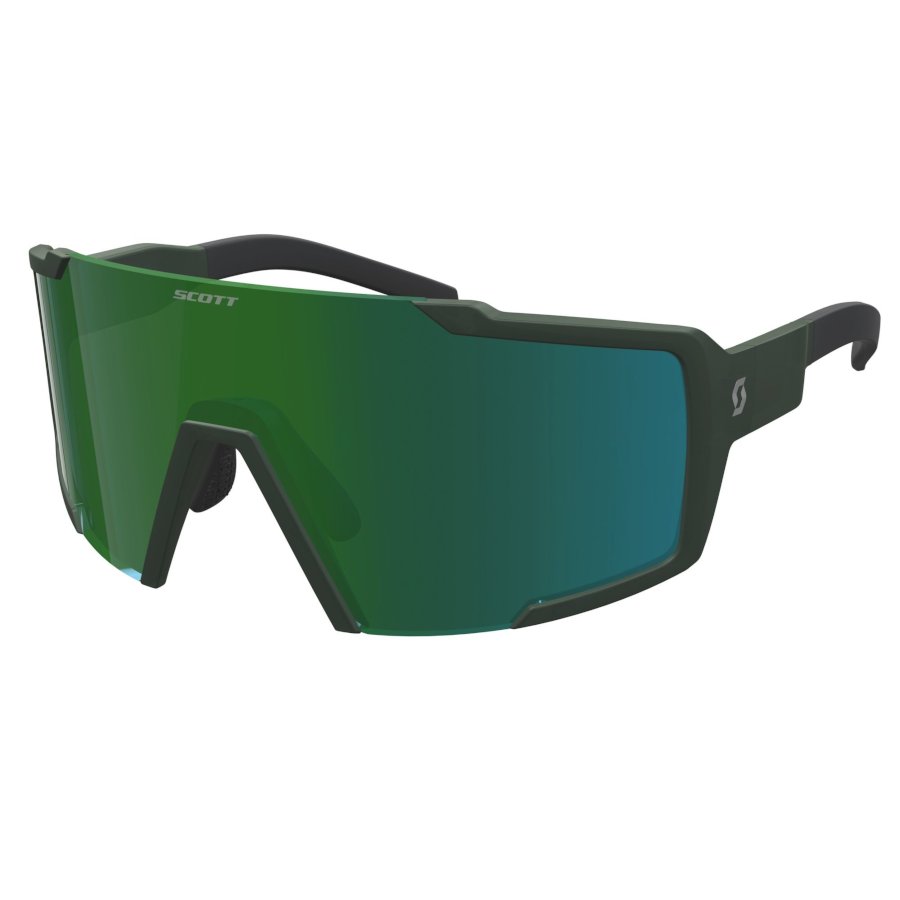 OCULOS DE SOL SCOTT - SHIELD - KAKI GREEN/GREEN CHR